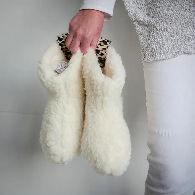 NEW | Igloo Slippers | Cream | Wool Lining