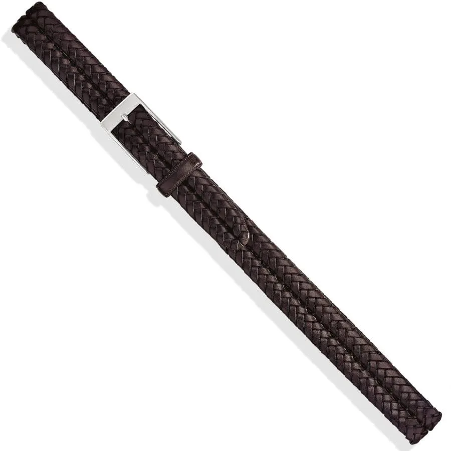 New Milan Woven Silver Belt