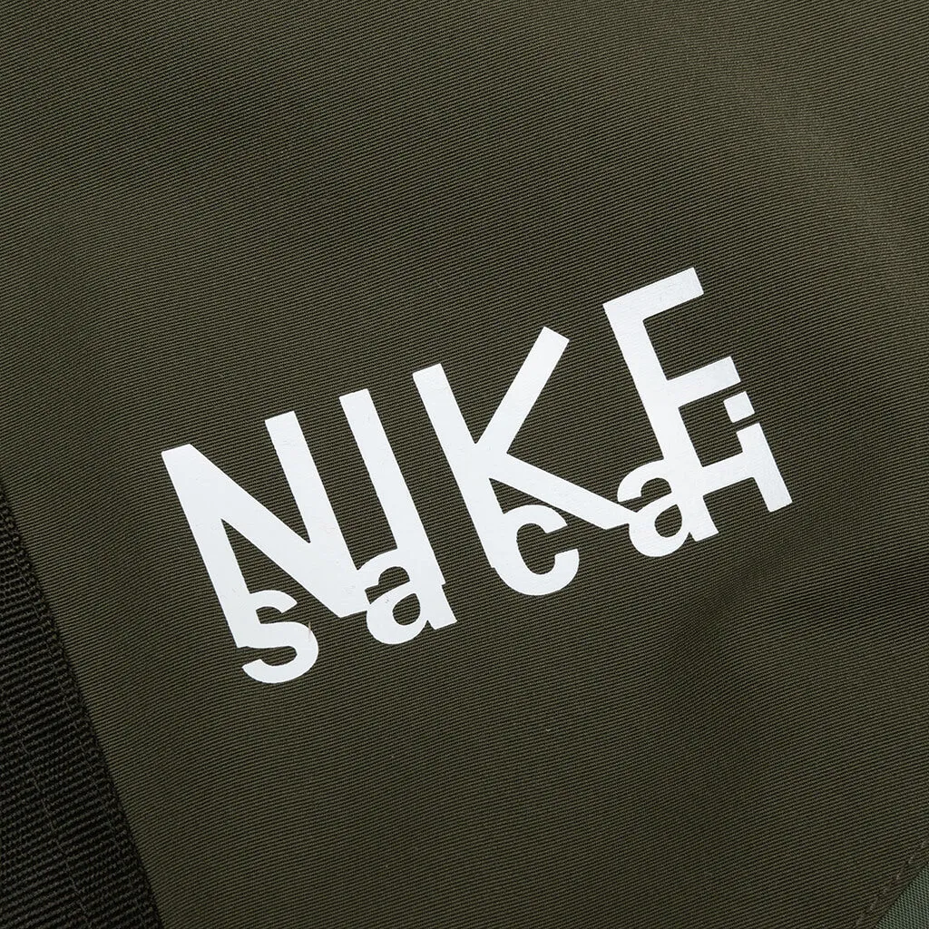 Nike x Sacai Women's NRG Full Zip Hooded Jacket - Cargo Khaki