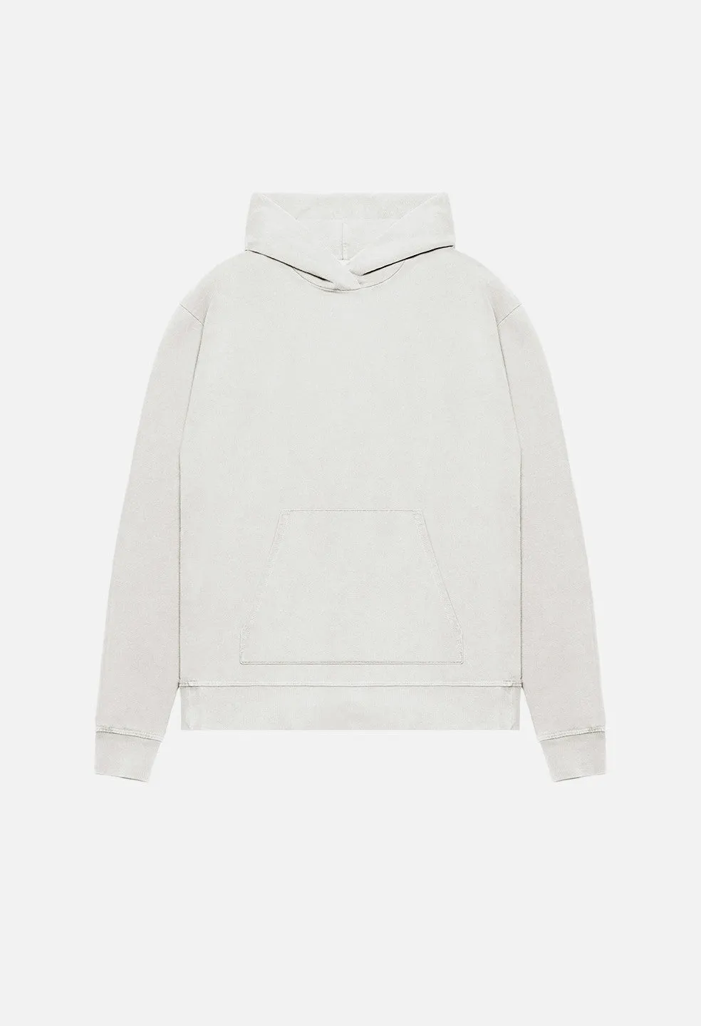 Oversized Cropped Hoodie / Natural