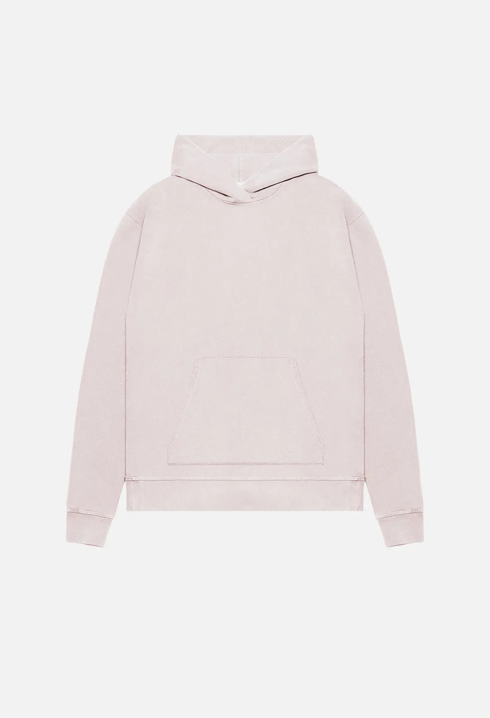 Oversized Cropped Hoodie / Pink