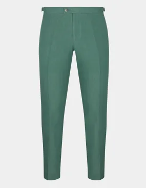 Pale Teal Linen Trousers