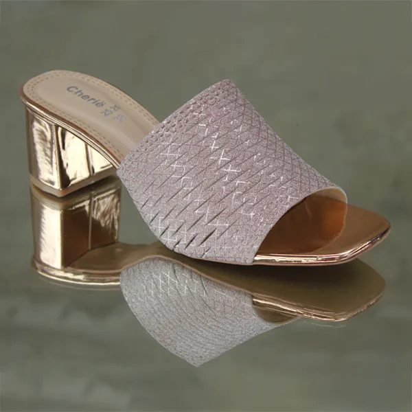 Peach Heel Slippers for women