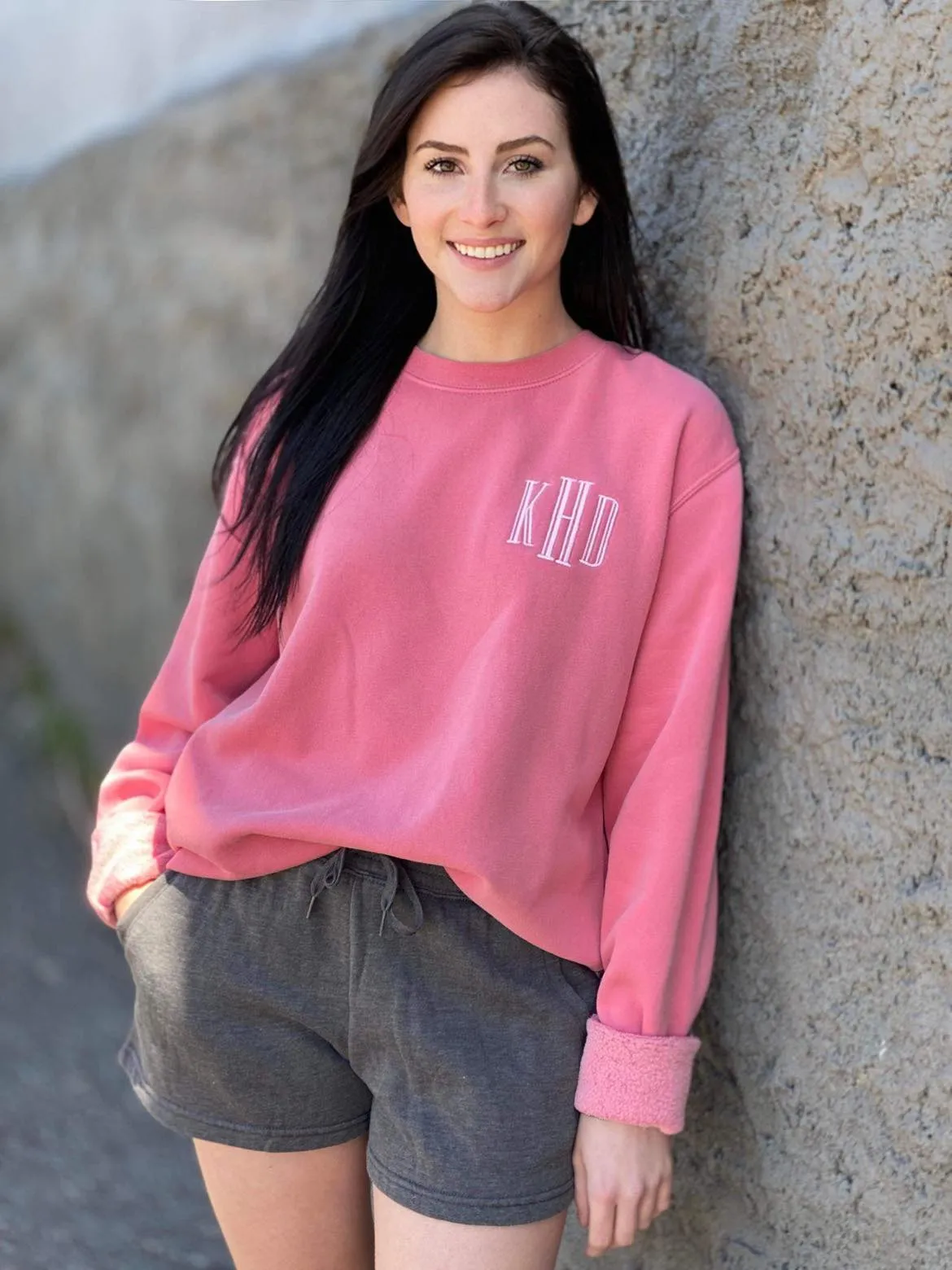 Pigment Dyed Monogram Sweatshirt