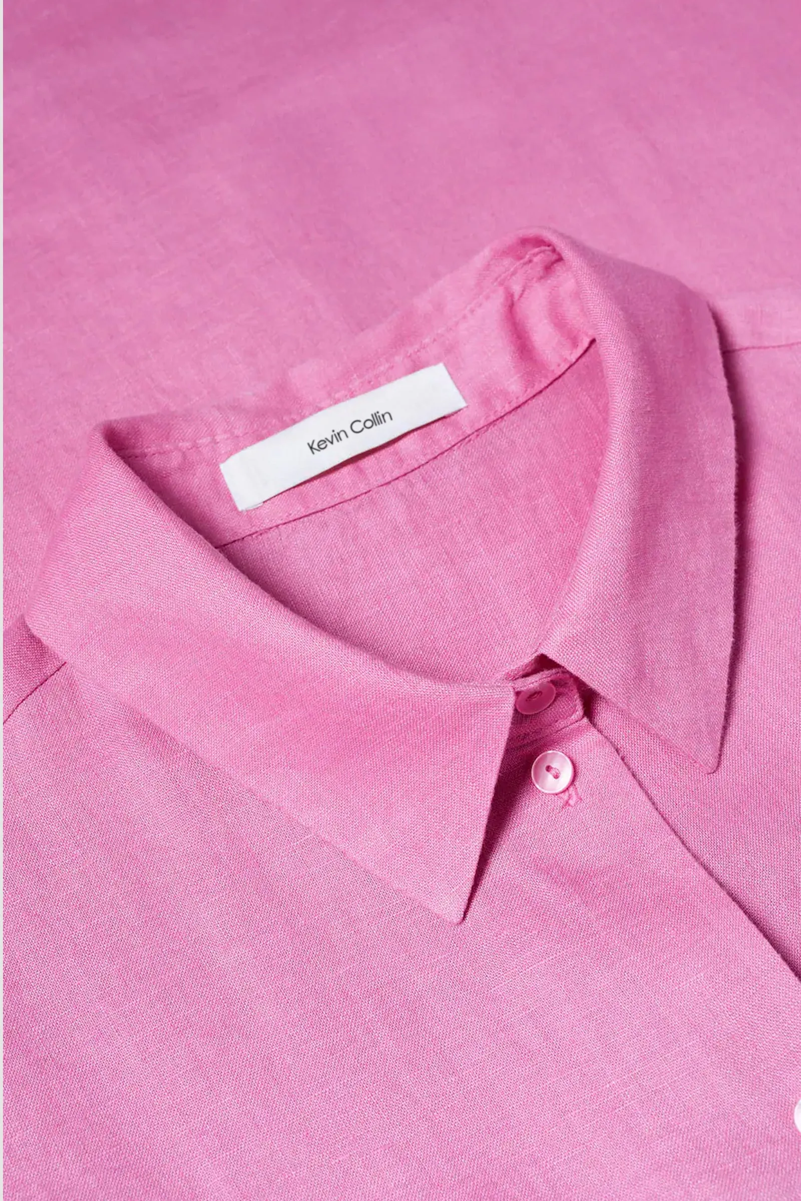 Pink Linen Shirt