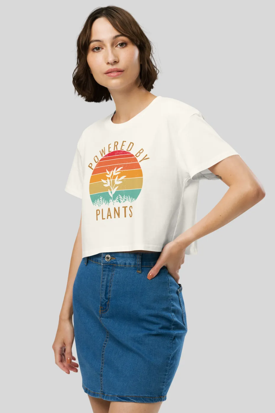 Powered By Plants - Women’s crop top