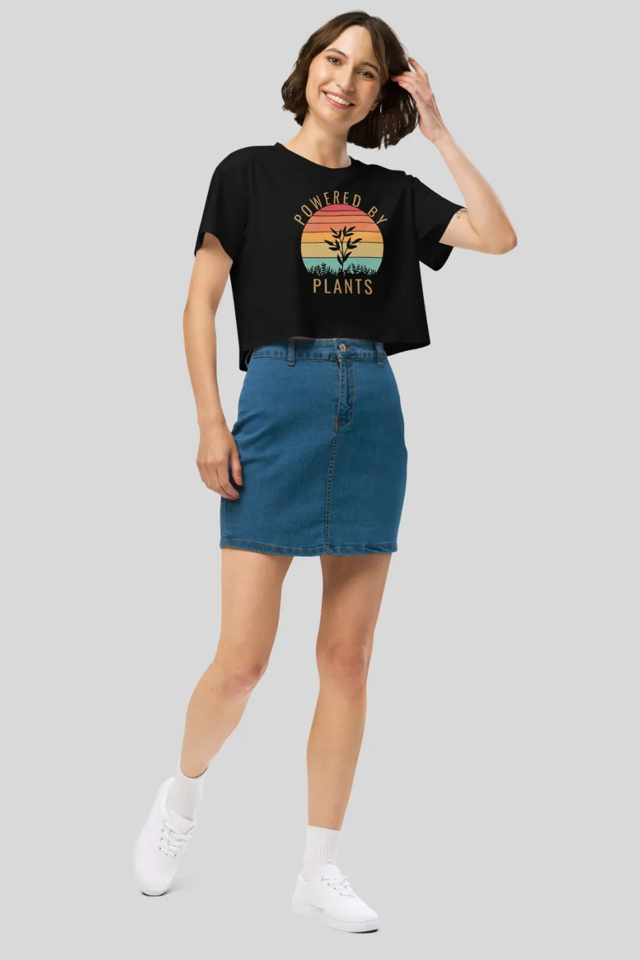 Powered By Plants - Women’s crop top