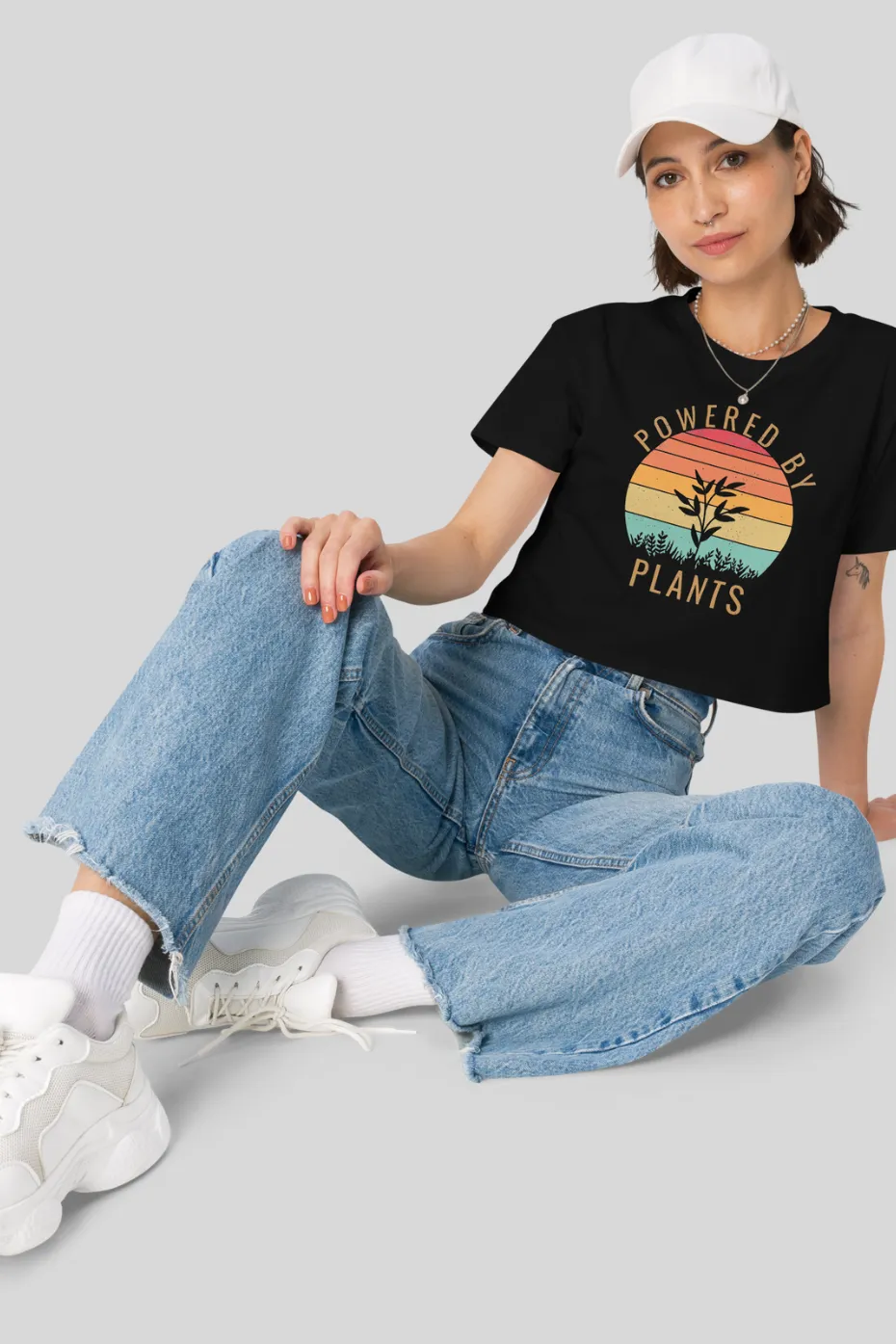 Powered By Plants - Women’s crop top