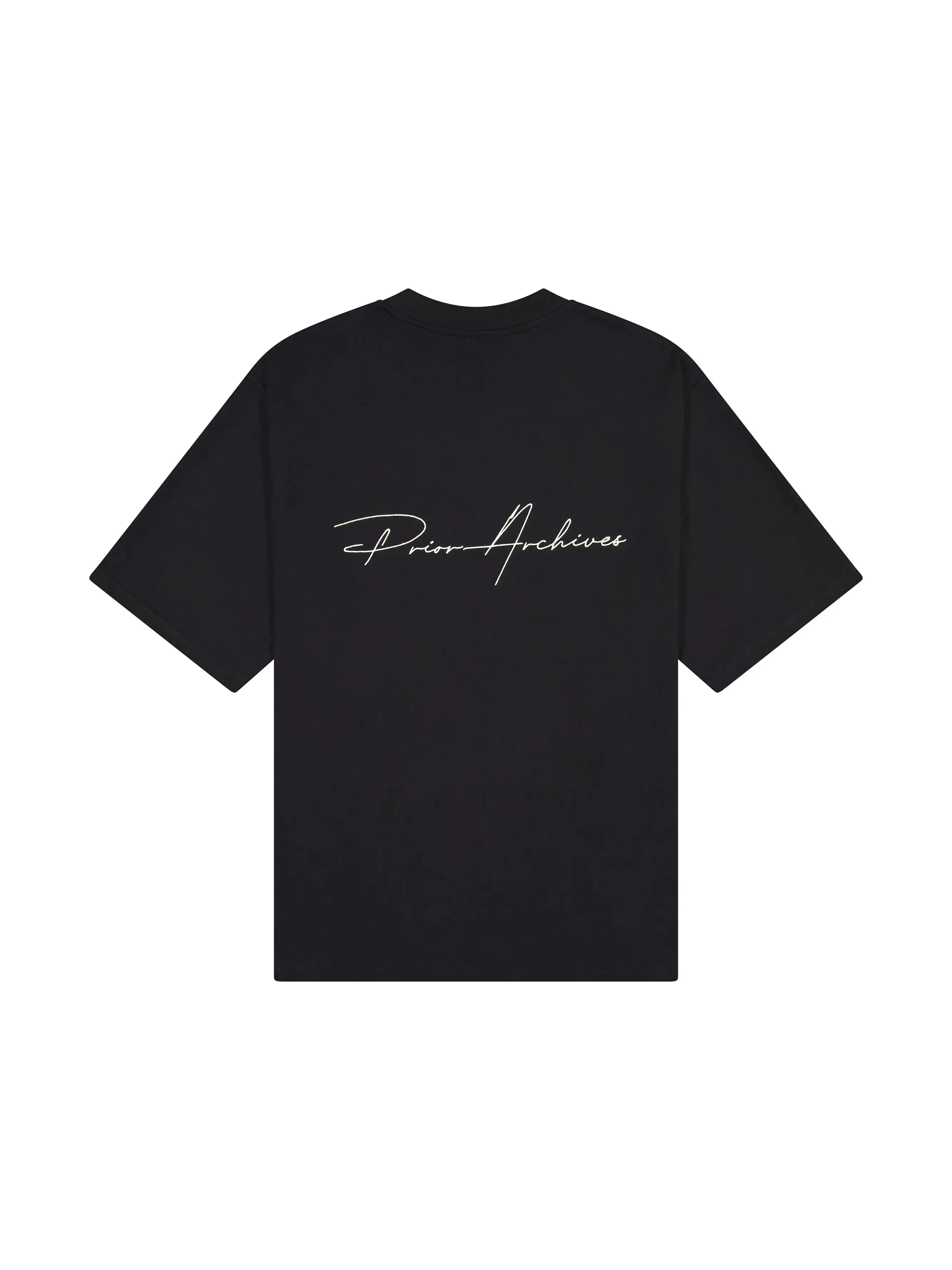 Prior Embroidery Logo Oversized T-shirt Onyx