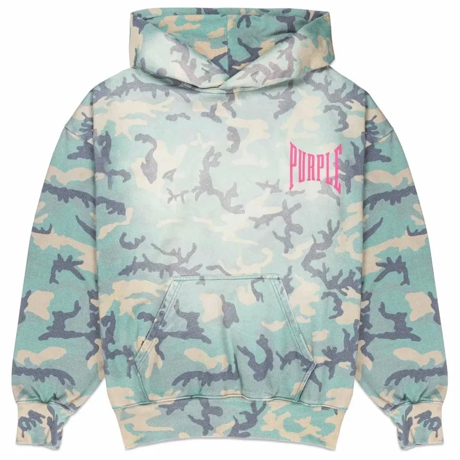 Purple Brand Mwt Fleece Po Faded Camo Hoodie (Aop) P401-MFCA224