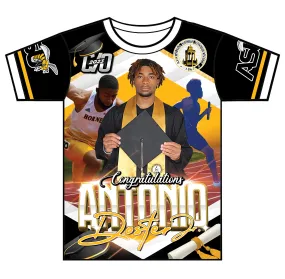 "Doster Jr" Custom Designed Graduation 3D shirt