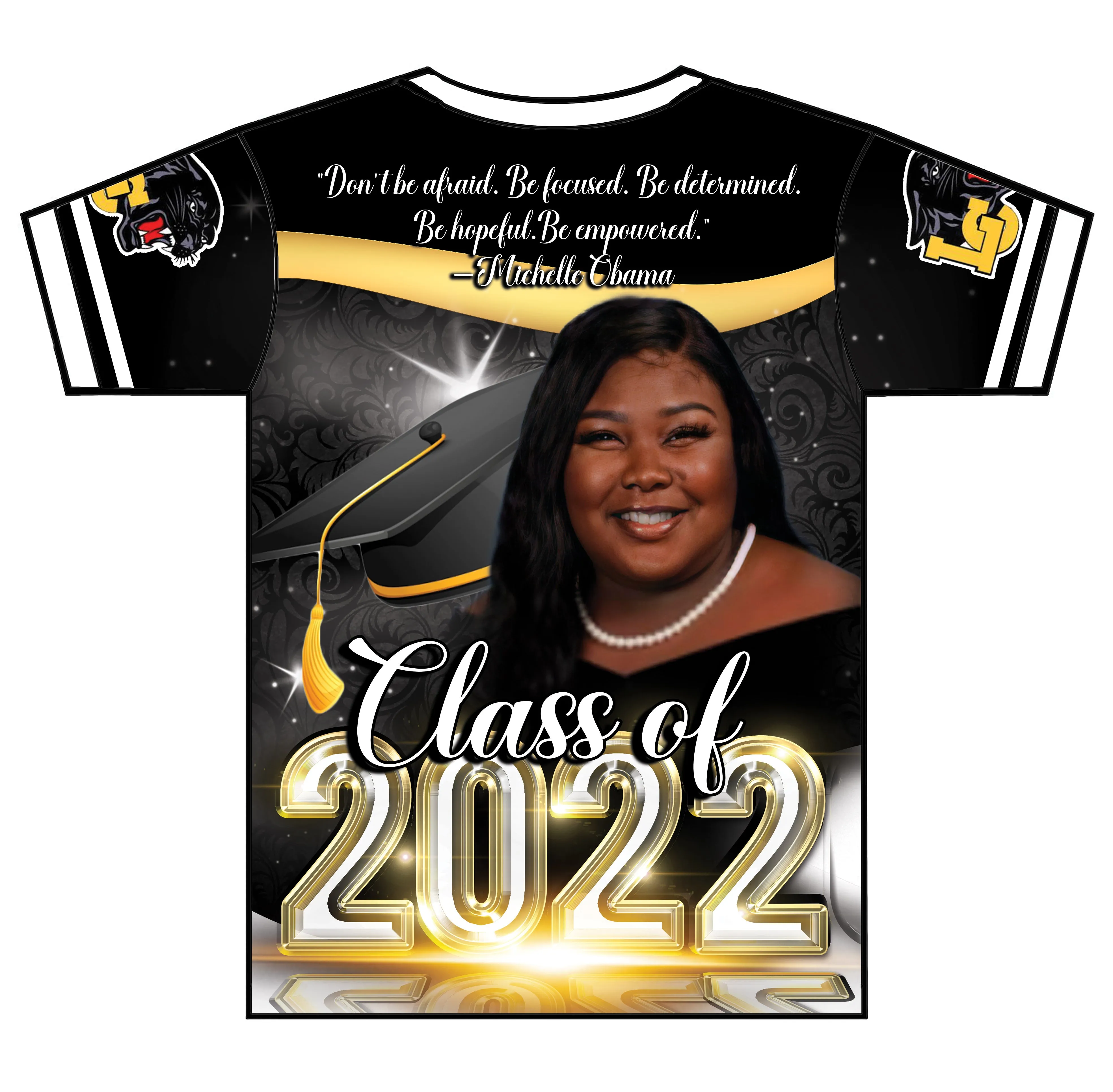 "Zykhia" Custom Designed Graduation 3D shirt