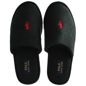 Ralph Lauren Summit Scuff II Black Mens Slippers