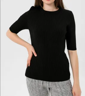 RIB KNIT SWEATER