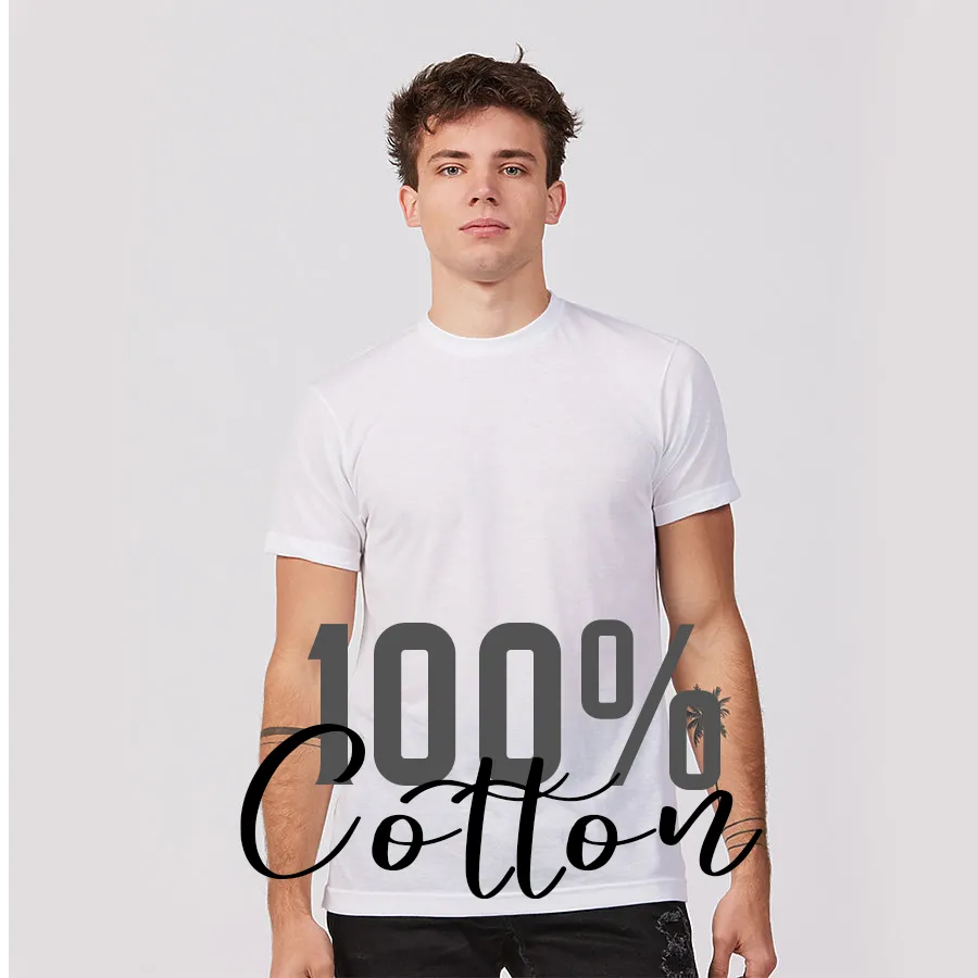 Ring-spun 100% cotton Tee (DTG Printed)