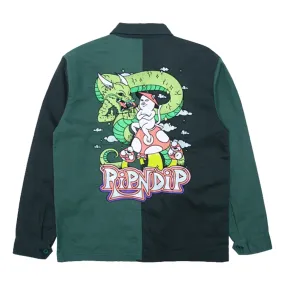 RIPNDIP SENSAI MILITARY COLOR BLOCK JACKET-TEAL