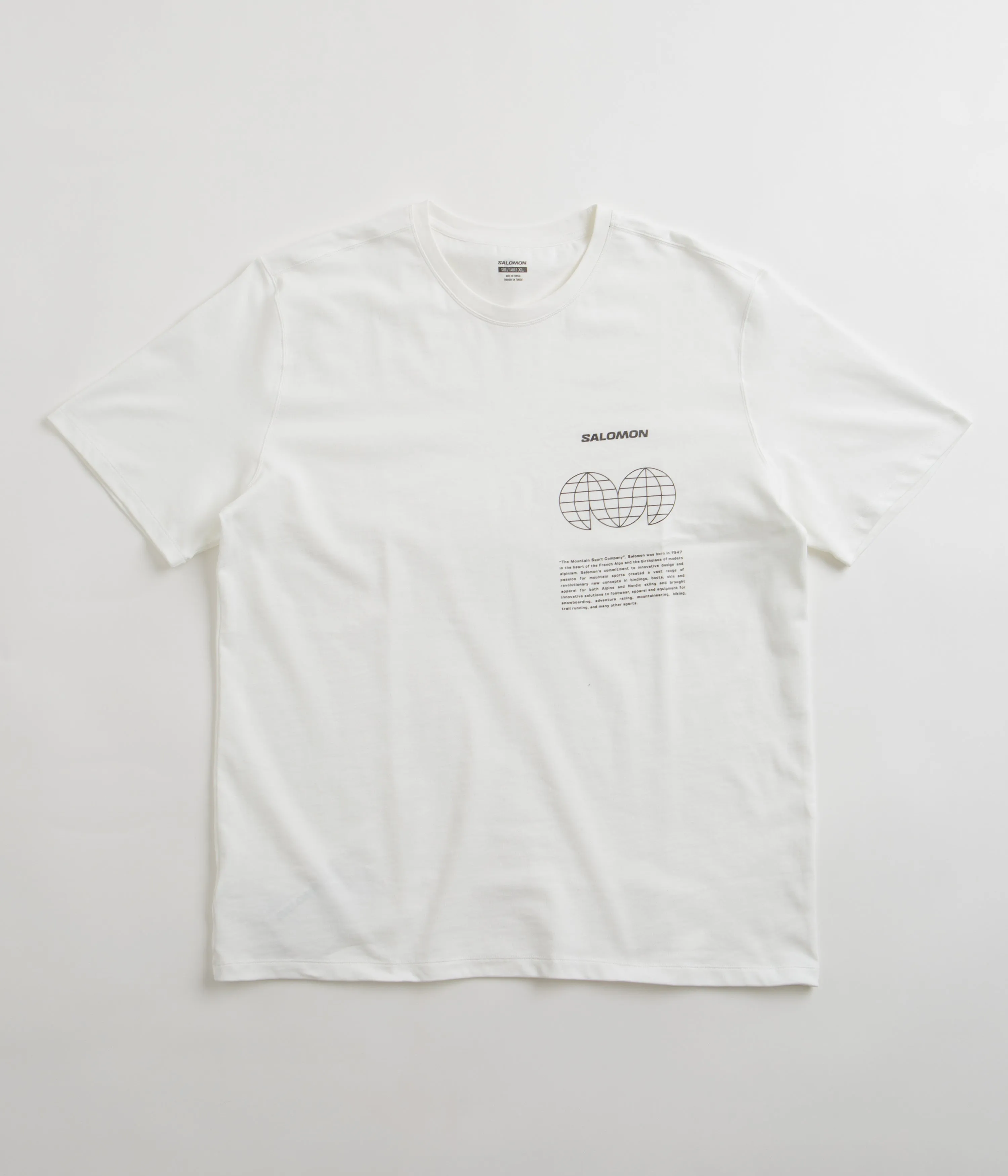 Salomon Globe Graphic T-Shirt - White