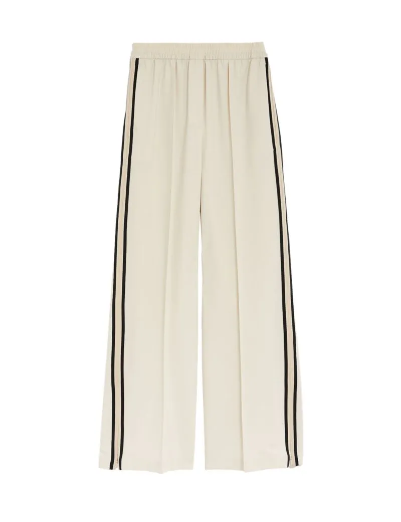 Side Stripe Wide Leg Trousers