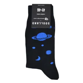 Soulland - Planet Socks - Black / Blue