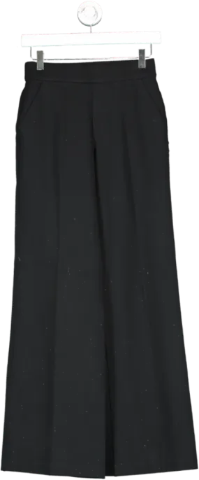 Spanx Black Perfect Stretchponte Wide Leg Trousers UK XS