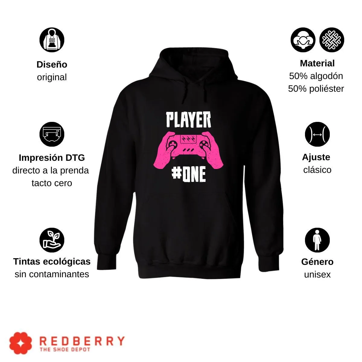 Sudadera Hombre  Hoodie Gamer Videojuegos Frases 089