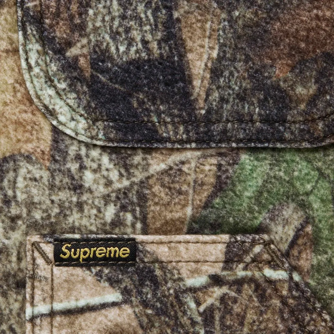 SUPREME MOLESKIN WORK JACKET-CAMO