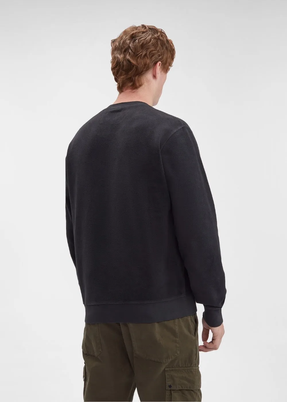 Sweat-shirt C.P. Company Brushed Noir