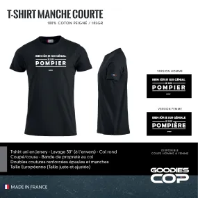 T-Shirt Manches Courtes Je suis Pompier