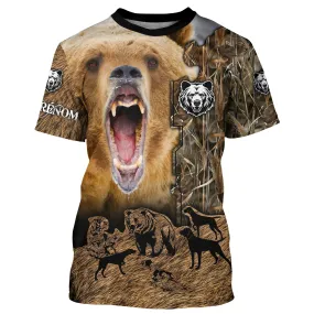 T-Shirt Ours Féroce - Mode Aventure et Survie - Conception Animaux Sauvages - CT22022445