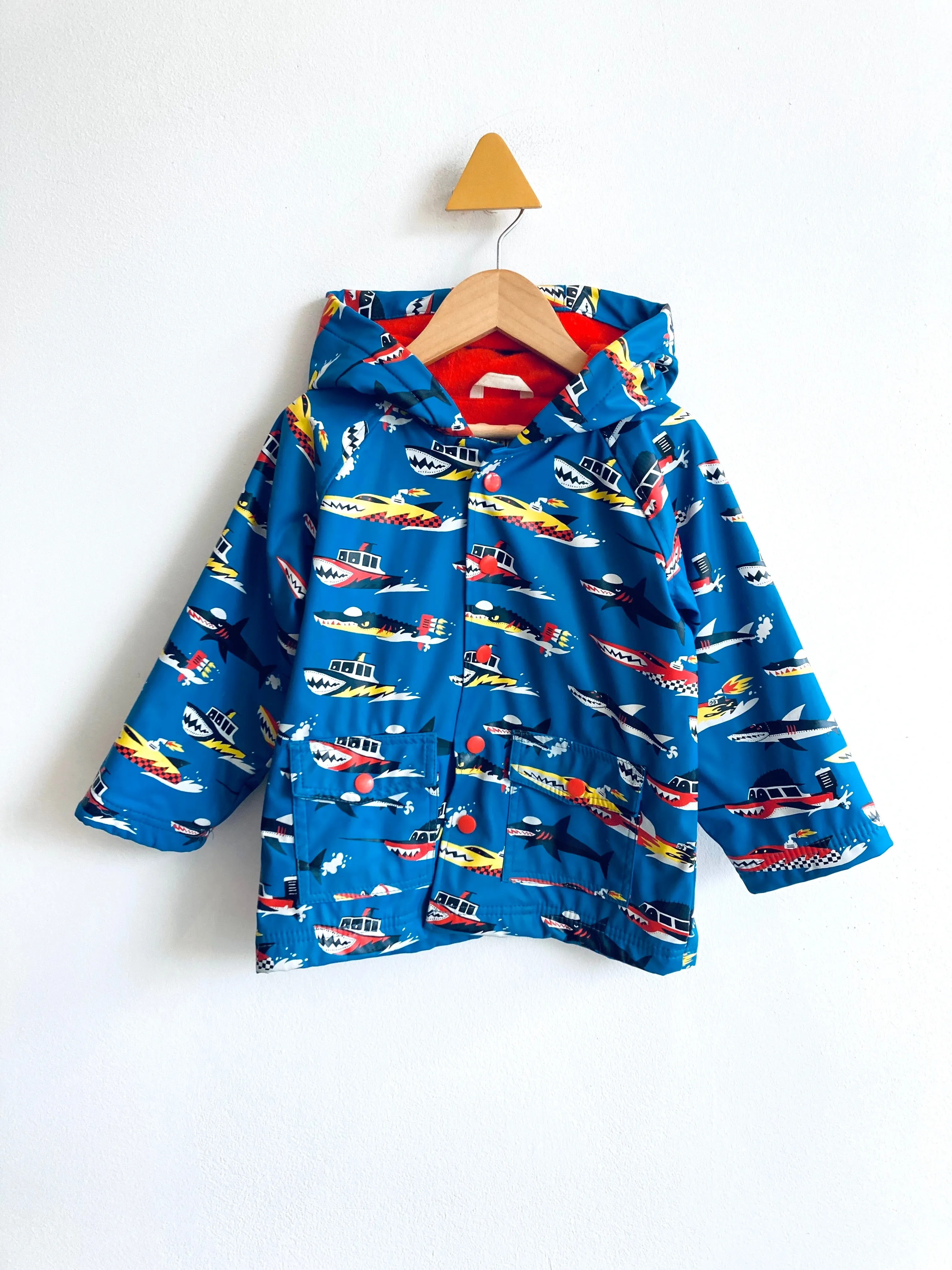 Terry-Lined Speed-Boat Raincoat // 3Y