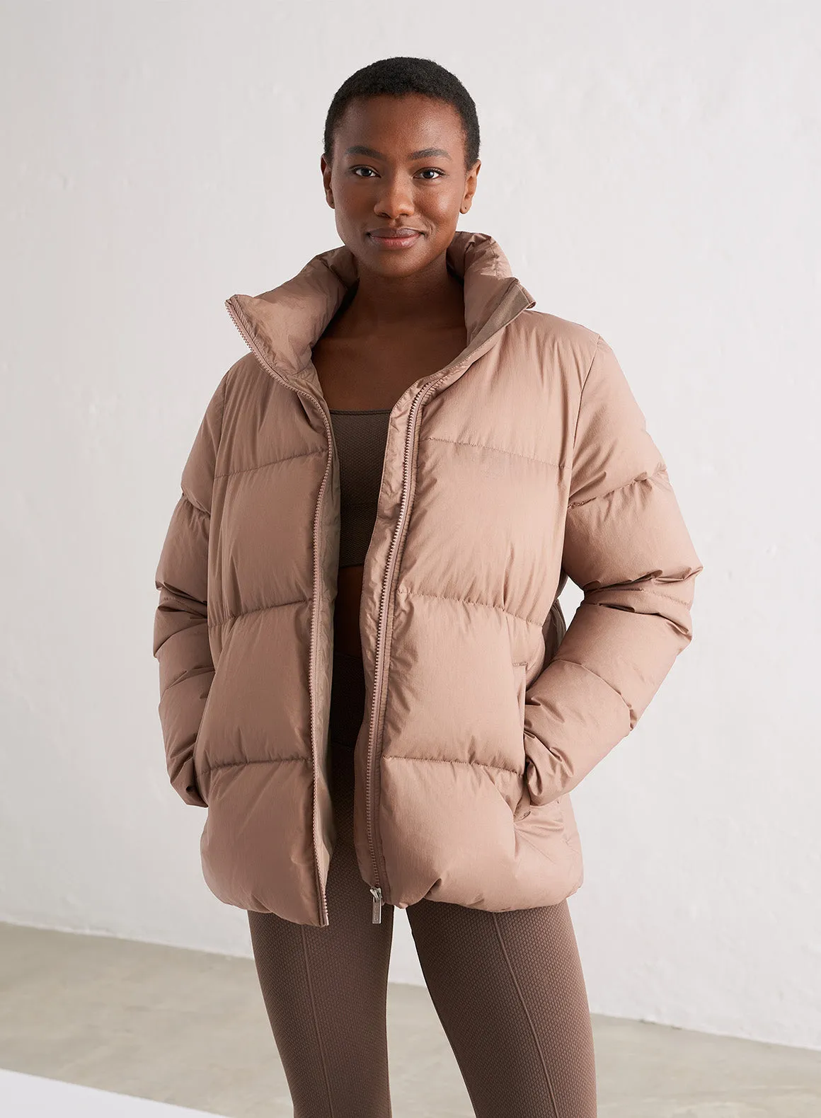 Toffee Puffer Jacket