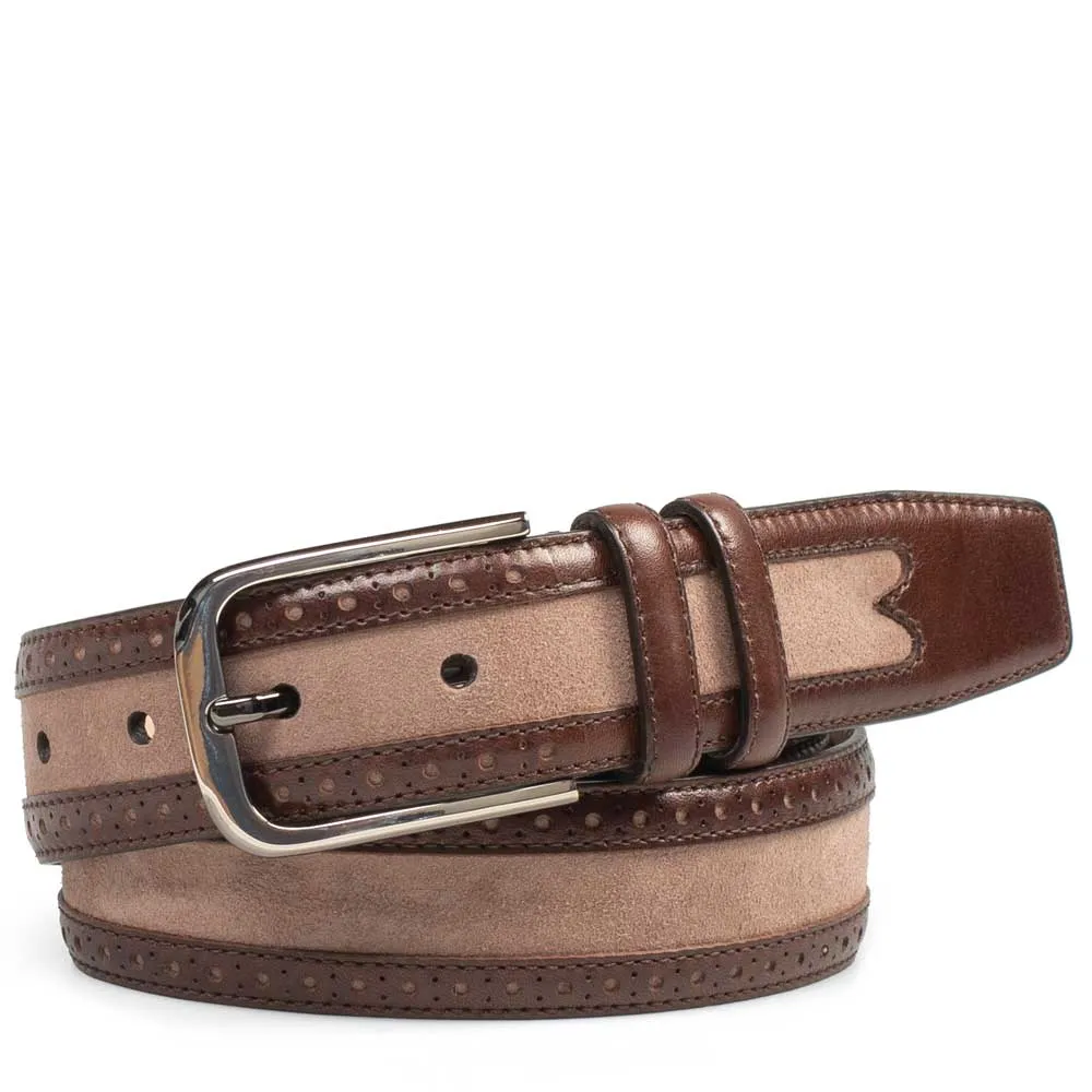 Two-Tone Leather Belt