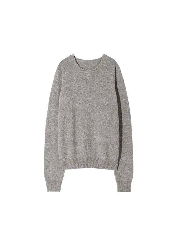 Waldorf Sweater in Light Grey Melange