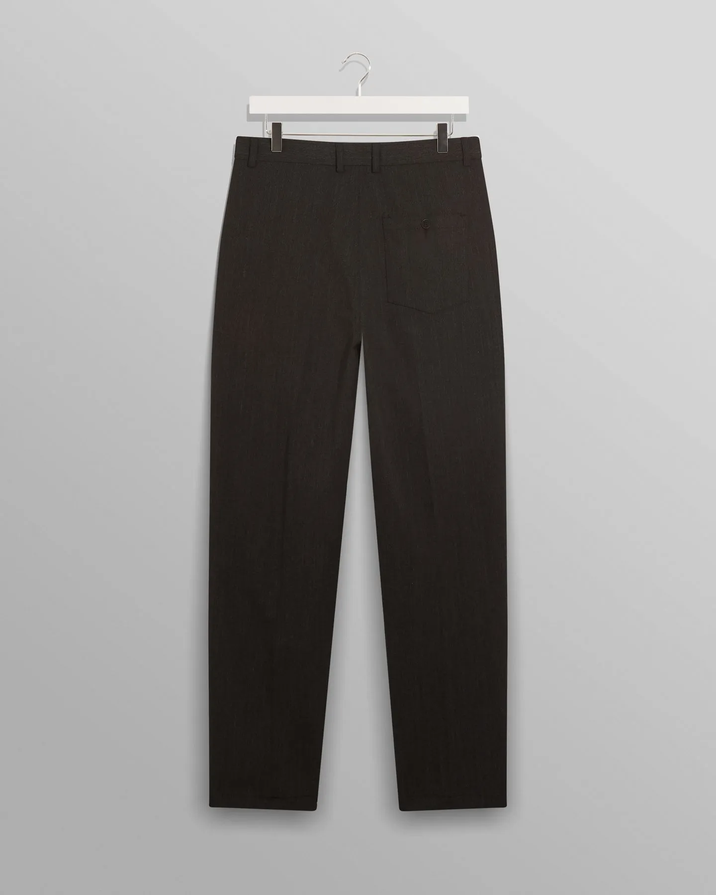 WAX Raleigh Pleat Trousers, Charcoal