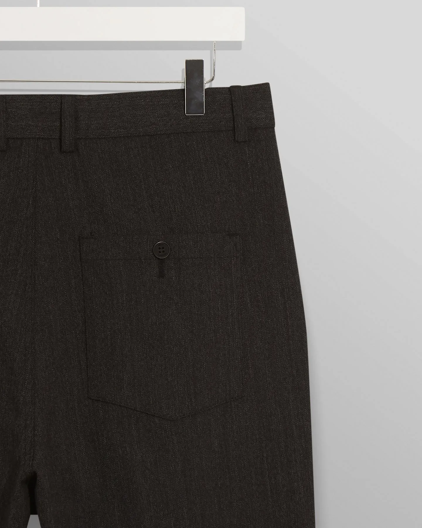 WAX Raleigh Pleat Trousers, Charcoal