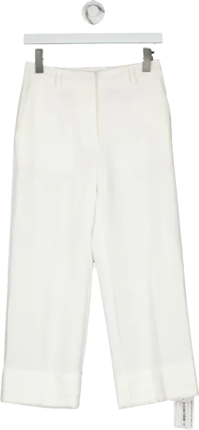 Xetra White Trousers With Turn Up UK 10