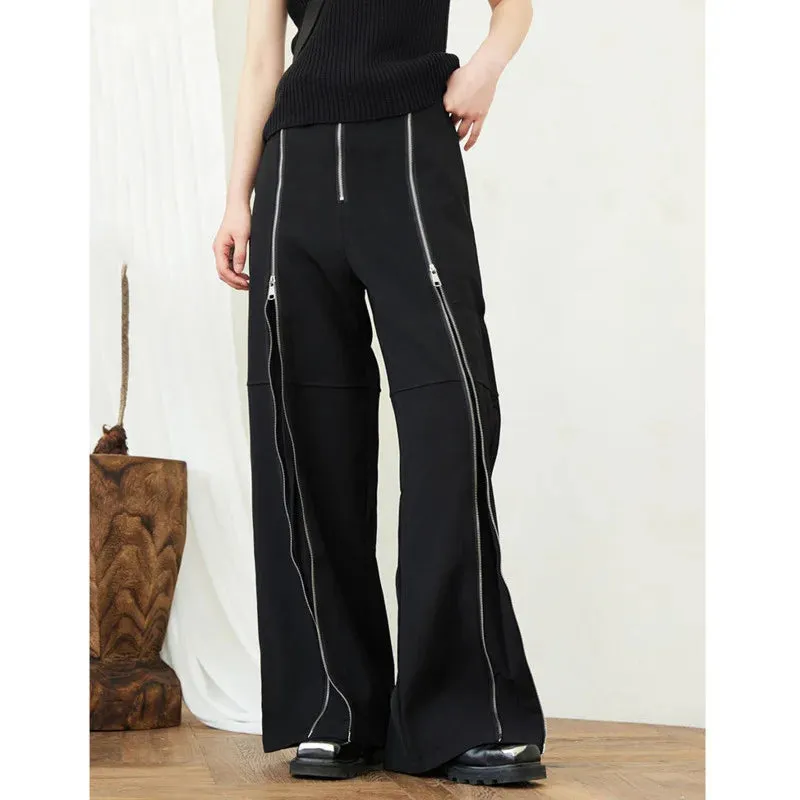 Zip It Wide Legged Trousers